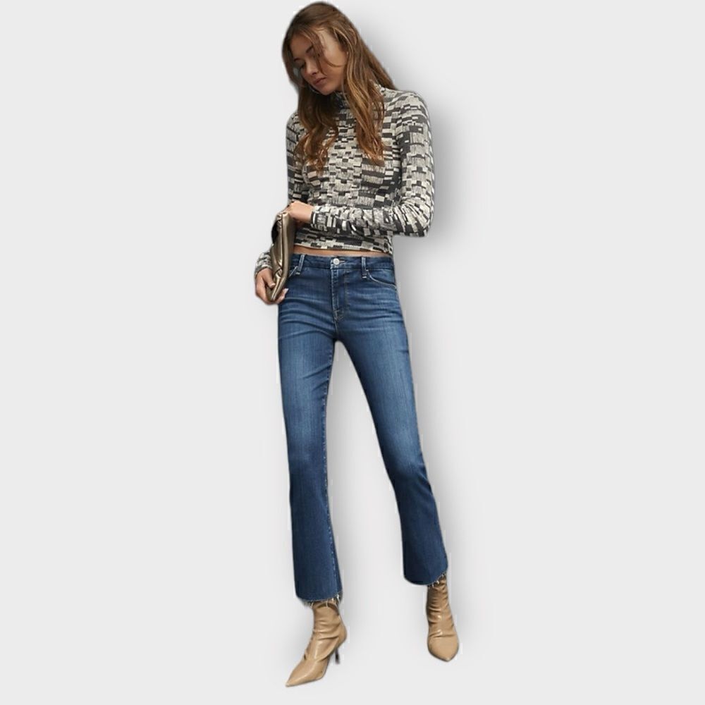 FRAME Le Crop Mini Boot jeans - Picture 3 of 8